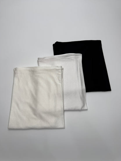 Cotton double stretch hijab - mini size