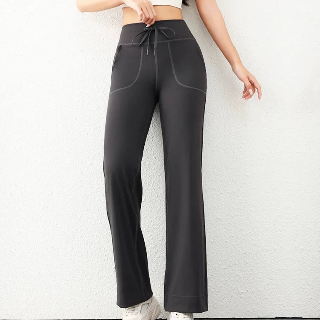 Wide-leg yoga pants