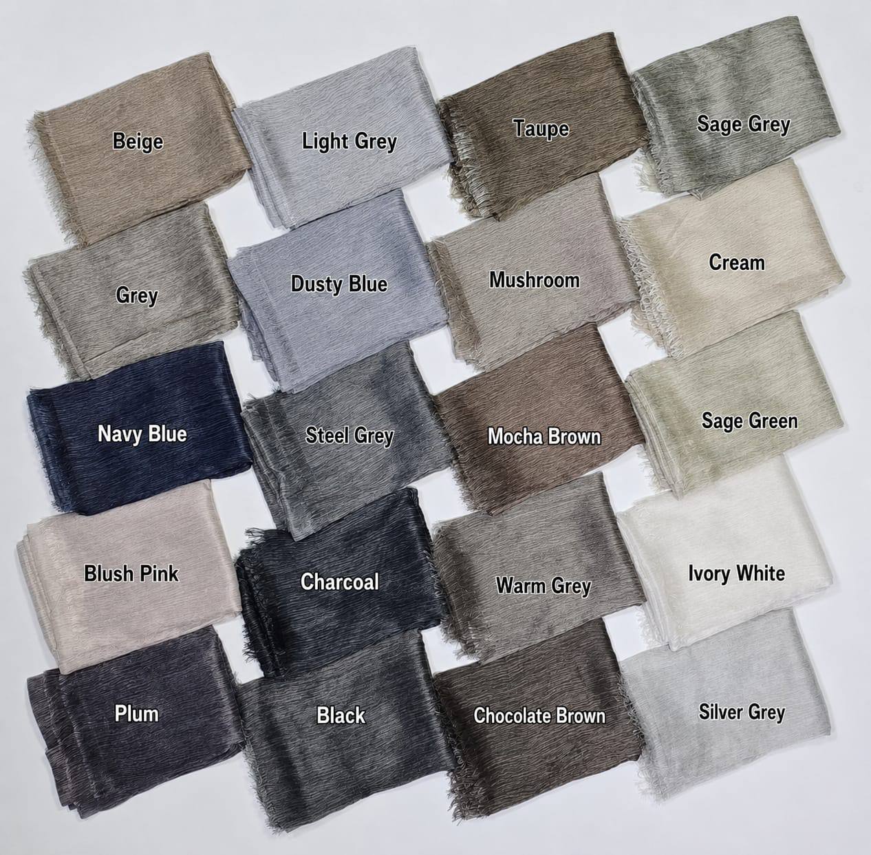 Silk kresha shawl شال حرير كريشة